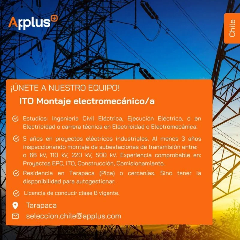 ITO Montaje electromecánico/a - imagen 1