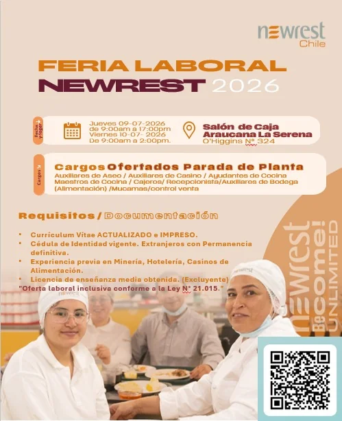 Feria Laboral Newrest 2026 La Serena - imagen 1