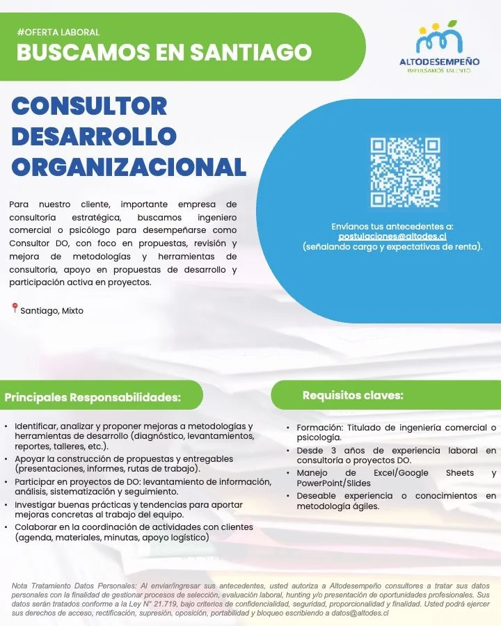 Consultor de Desarrollo Organizacional - imagen 1