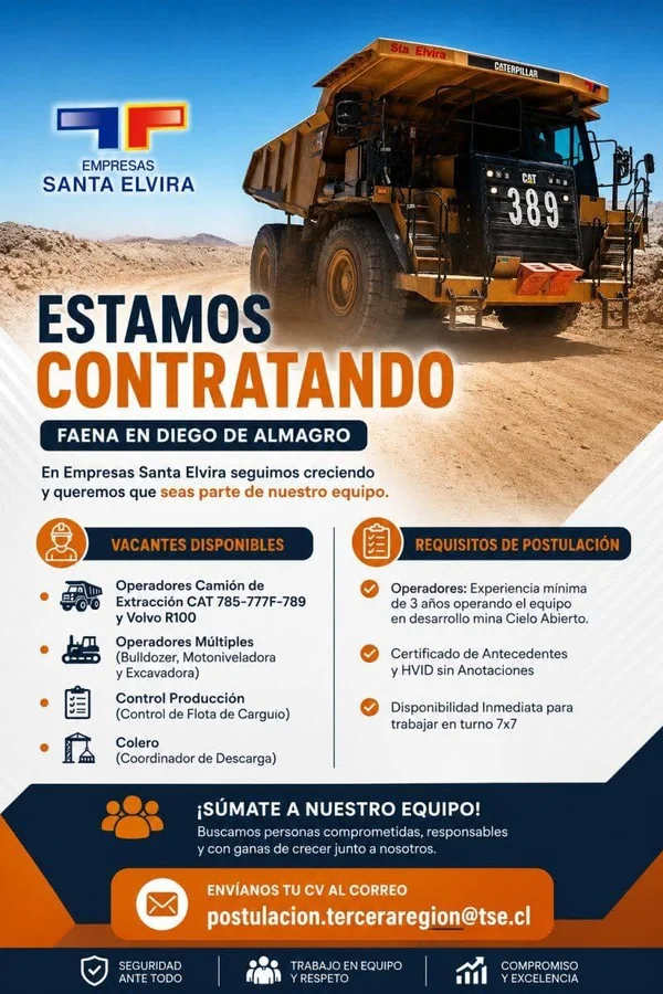 Operadores de Camión de Extracción y Operadores Múltiples - imagen 1