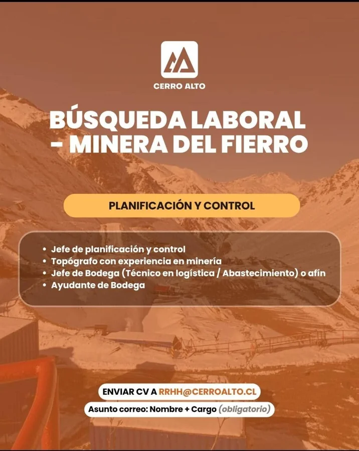 Varios Cargos - Minera del Fierro - imagen 1