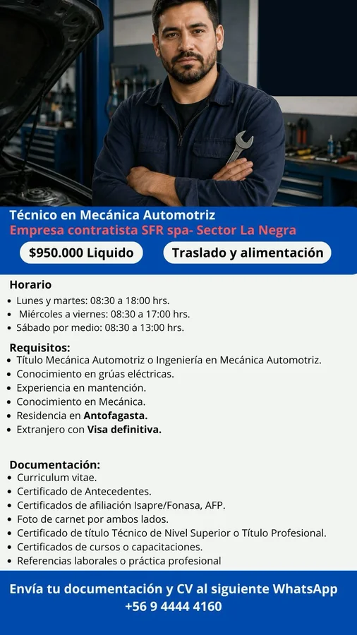 Técnico en Mecánica Automotriz - imagen 1