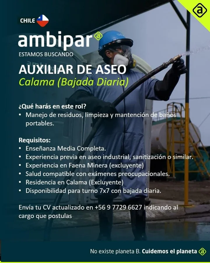 Auxiliar de Aseo - imagen 1