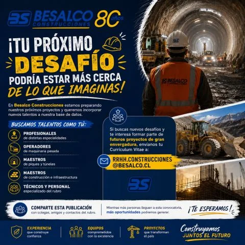 Operadores de maquinaria pesada - Besalco - imagen 1