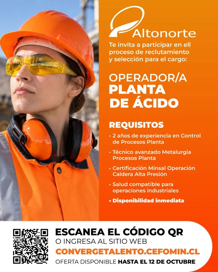 Operador/a Planta de Ácido - imagen 1