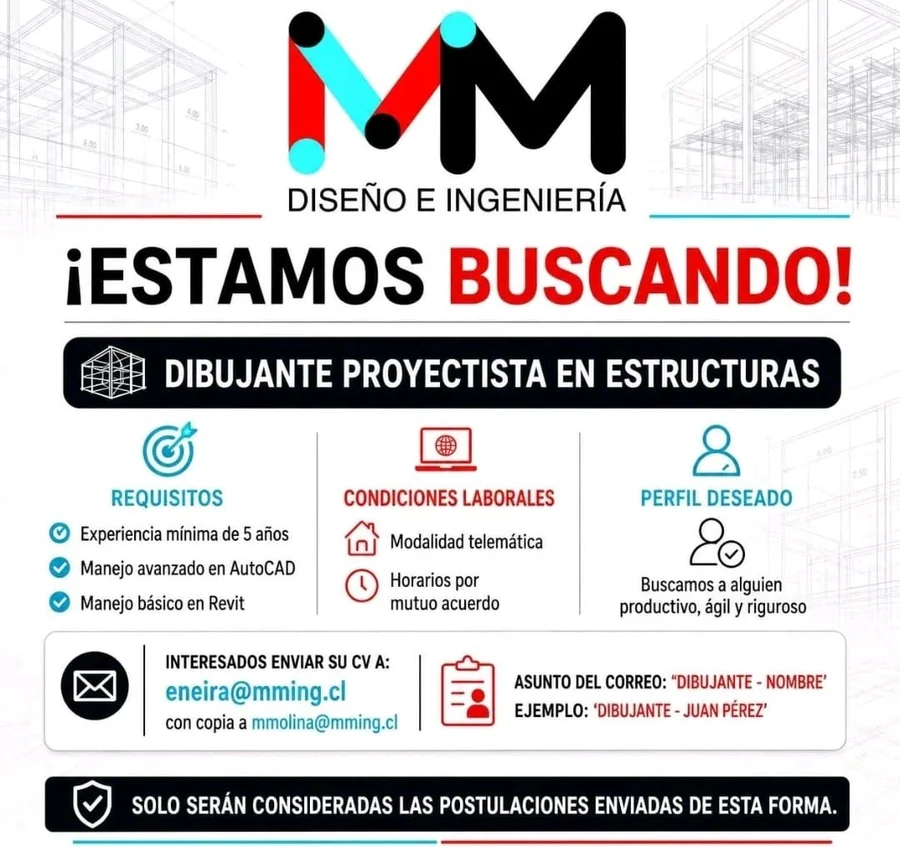 Dibujante Proyectista en Estructuras - imagen 1