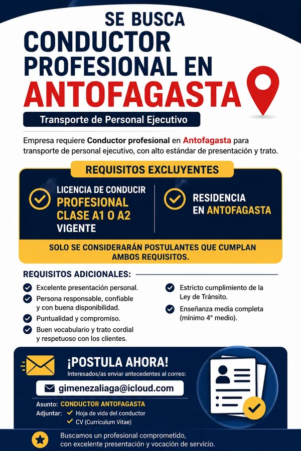 Conductor Profesional de Personal Ejecutivo - imagen 1