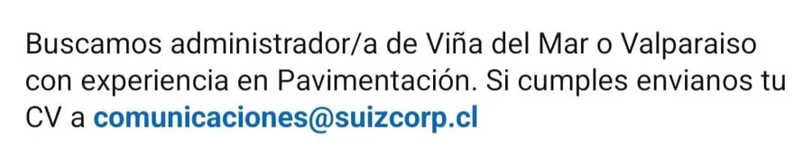 Administrador/a de Pavimentación Viña del Mar - imagen 1