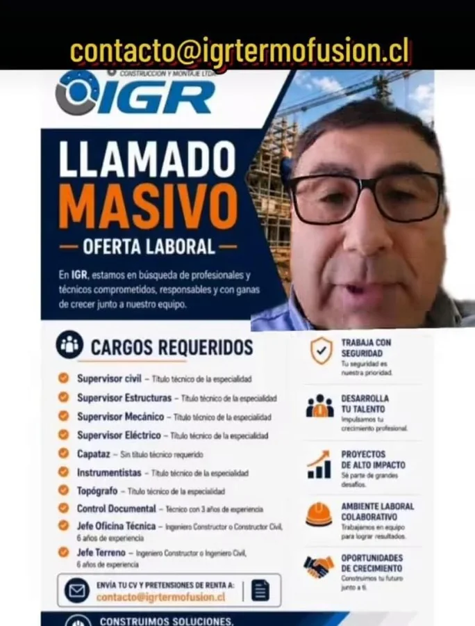 Llamado masivo de profesionales y técnicos - imagen 1