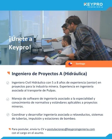 Ingeniero de Proyectos A (Hidráulica) - imagen 1