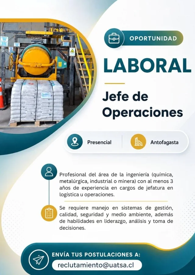 Jefe de Operaciones - imagen 1