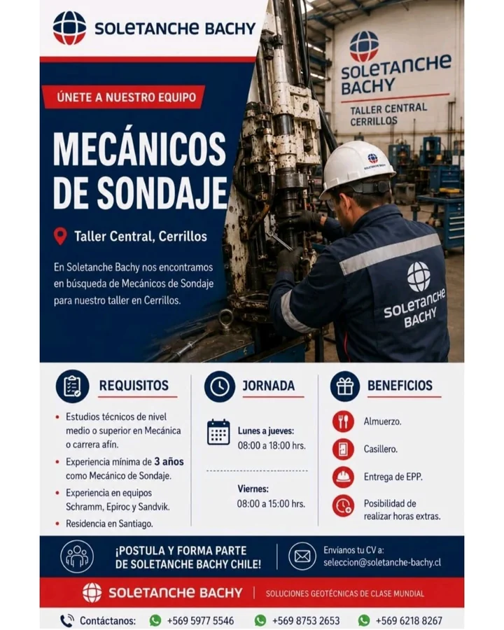 Mecánico de Sondaje - imagen 1