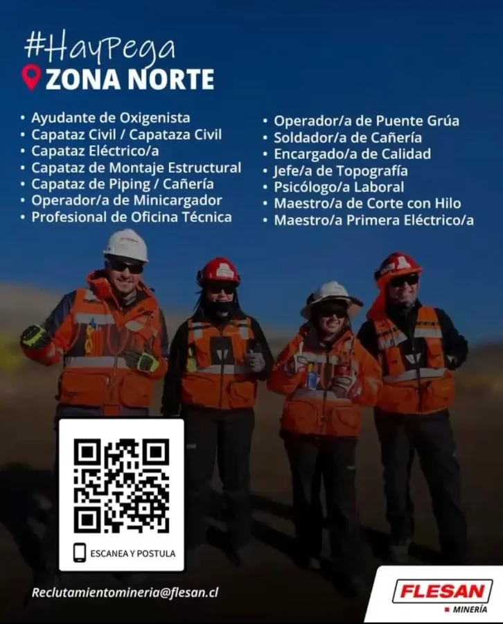 Convocatoria Laboral Minería Zona Norte - imagen 1