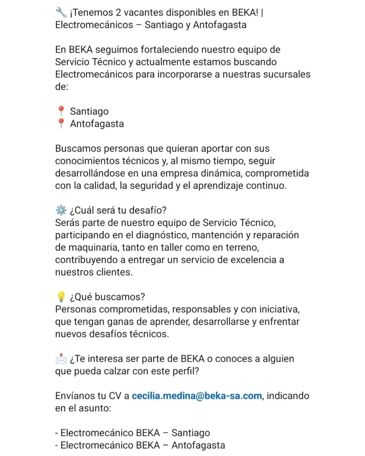 Electromecánico - imagen 1