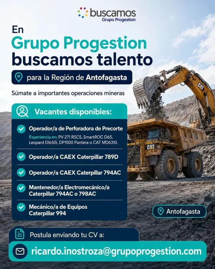 Operadores de Perforadora, CAEX y Mantenedores - imagen 1