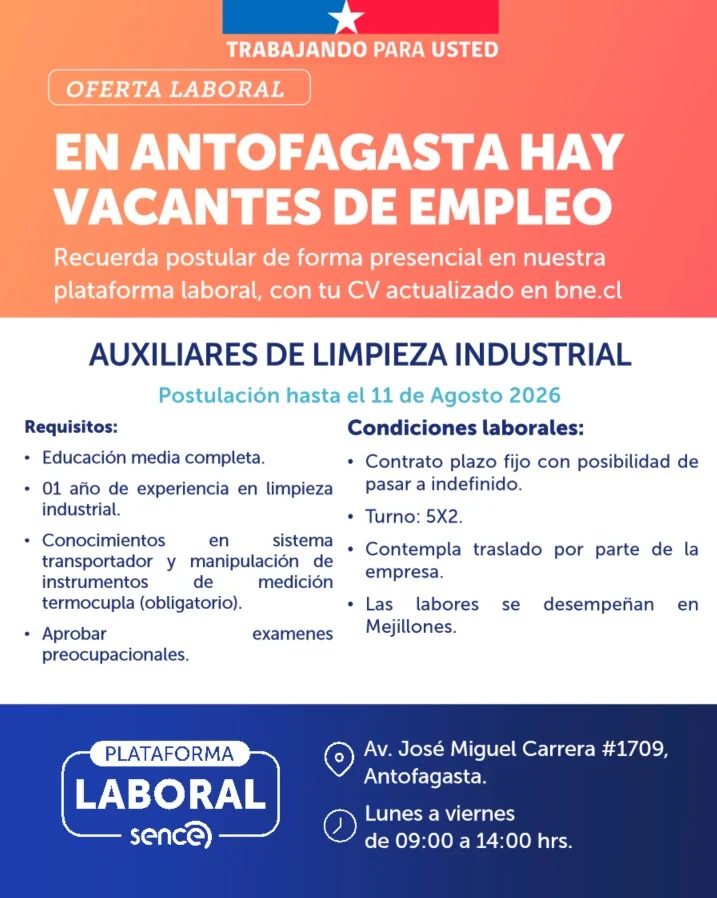 Auxiliares de Limpieza Industrial - imagen 1
