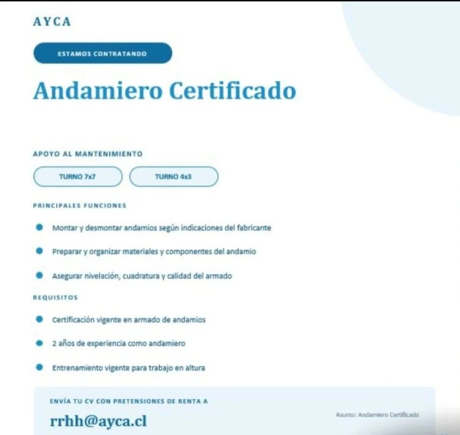 Andamiero Certificado - imagen 1