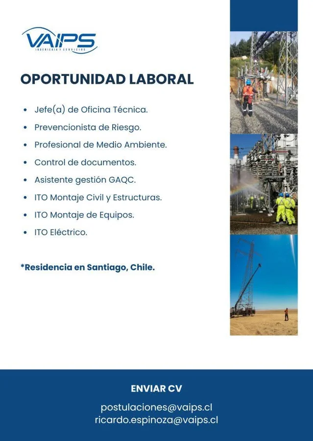 Cargos de Ingeniería y Inspección Técnica - imagen 1