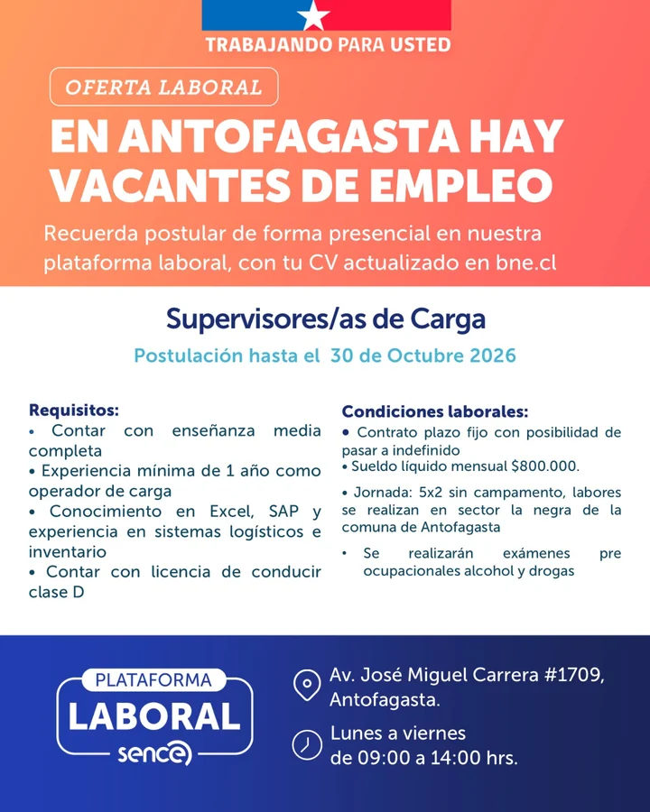 Supervisores/as de Carga - imagen 1
