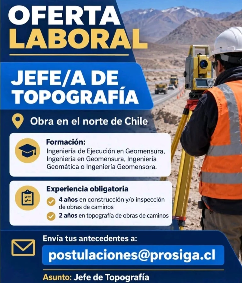 Jefe/a de Topografía - imagen 1