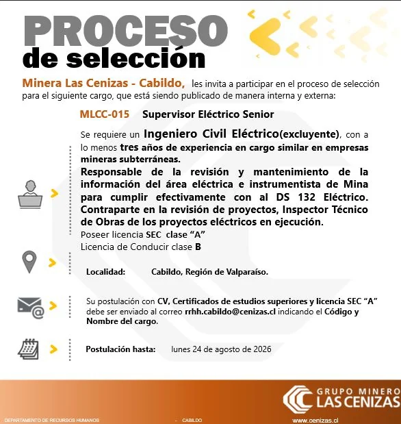 Supervisor Eléctrico Senior - imagen 1