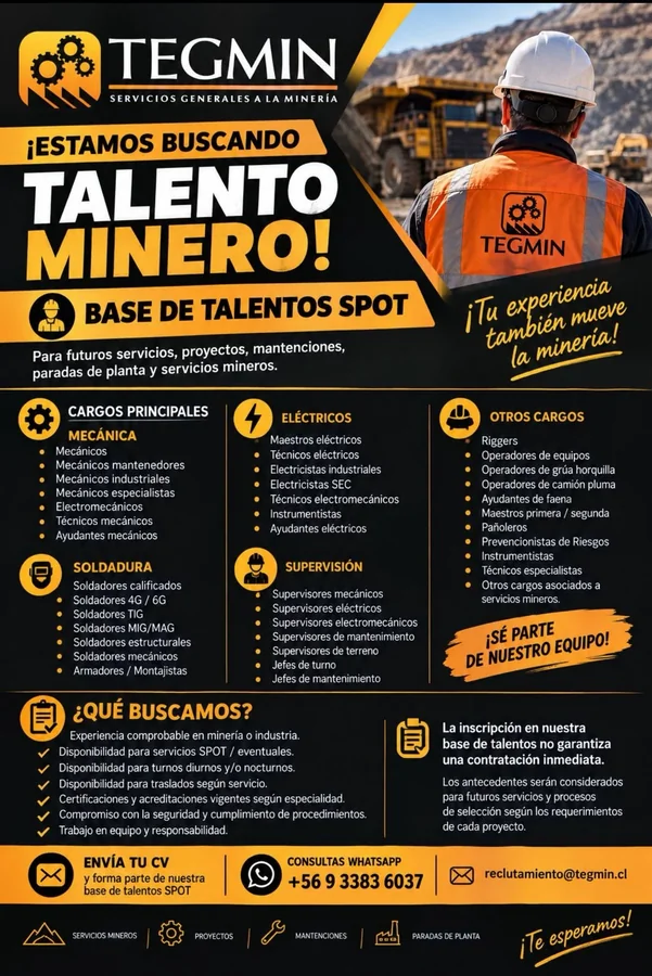 Base de Talentos SPOT para Servicios Mineros - imagen 1