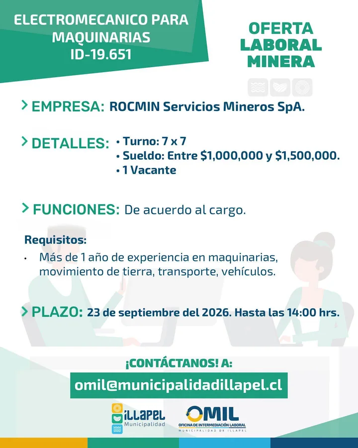 Electromecánico para Maquinarias - imagen 1