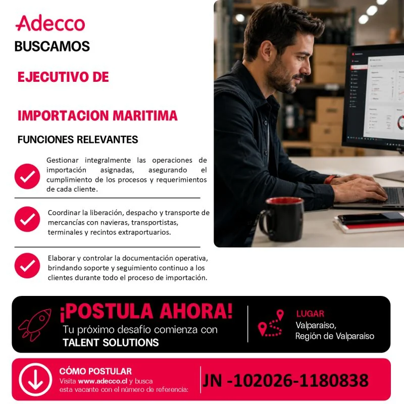 Ejecutivo de Importación Marítima - imagen 1