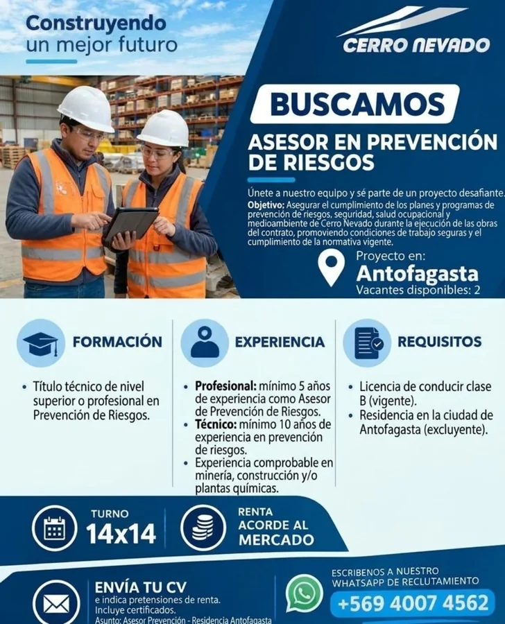 Asesor en Prevención de Riesgos - imagen 1