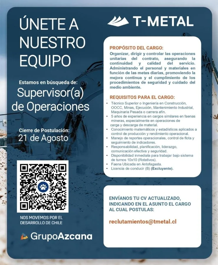 Supervisor de Operaciones - imagen 1
