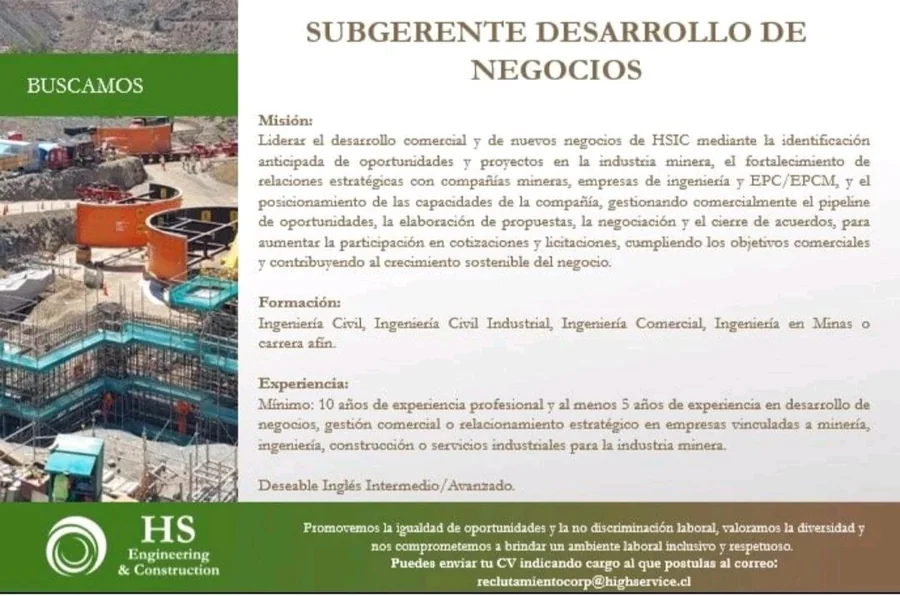 Subgerente de Desarrollo de Negocios - imagen 1