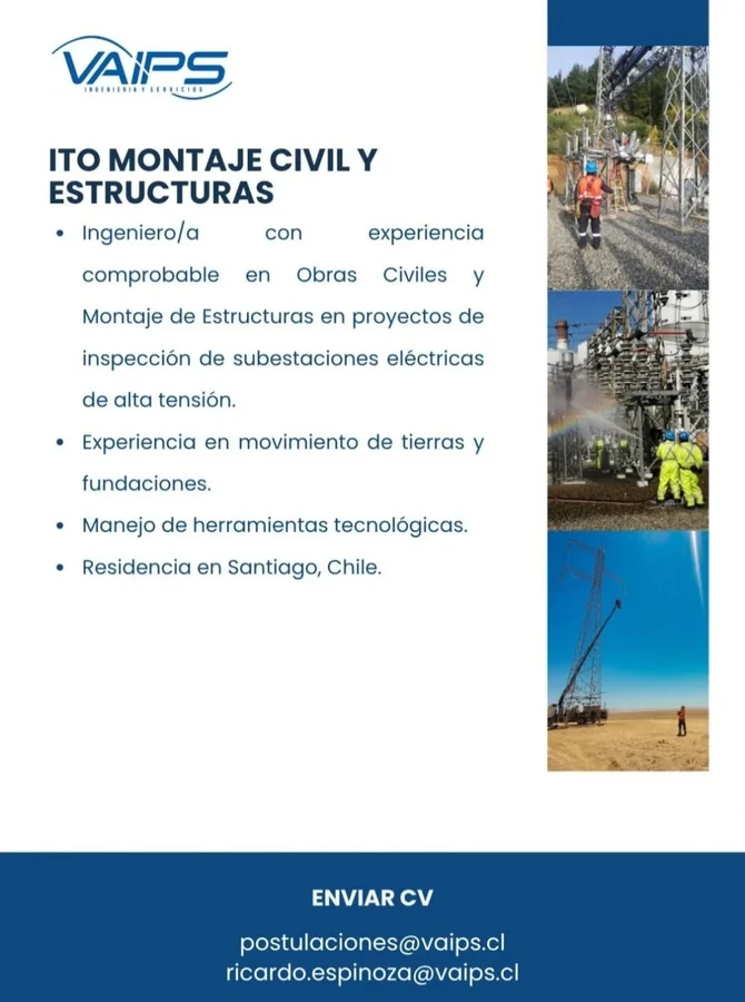 ITO Montaje Civil y Estructuras - imagen 1