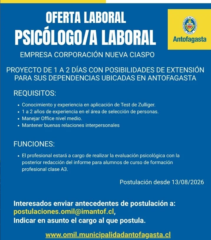 Psicólogo/a Laboral - imagen 1