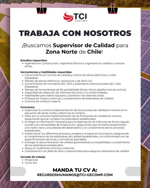Supervisor de Calidad - imagen 1