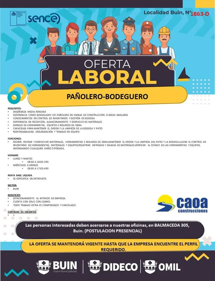 Pañolero y bodeguero - imagen 1