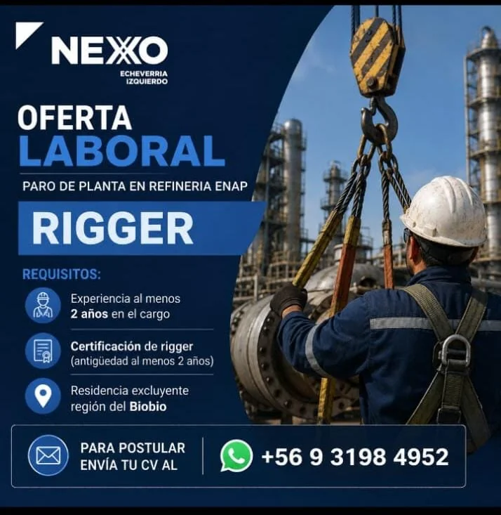 Rigger para Paro de Planta - imagen 1