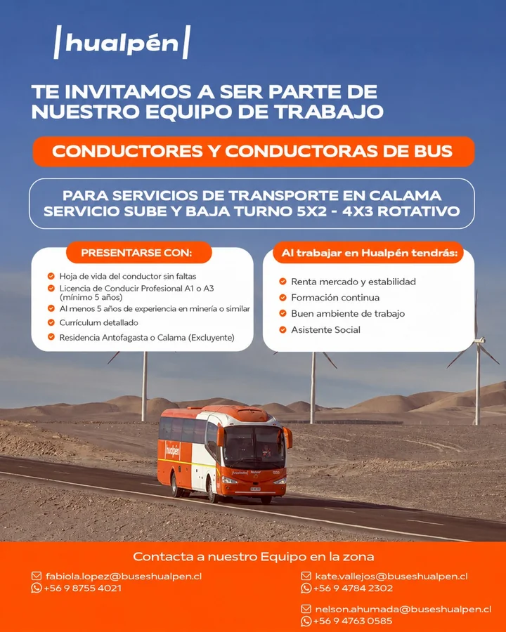 Conductores y Conductoras de Bus - imagen 1
