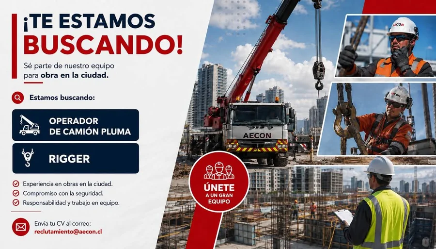Operador de Camión Pluma y Rigger - imagen 1