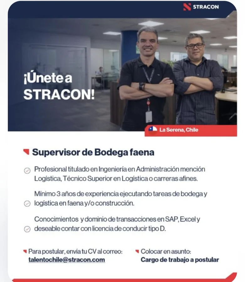 Supervisor de Bodega Faena - imagen 1