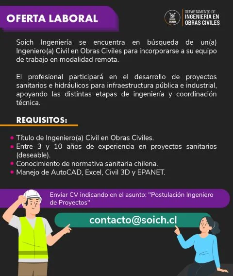 Ingeniero Civil en Obras Civiles - imagen 1