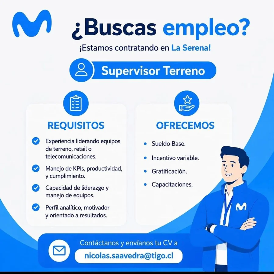 Supervisor de Terreno en La Serena - imagen 1