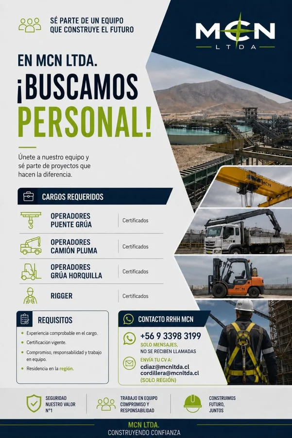 Operadores Puente Grua y Camion Pluma - imagen 1