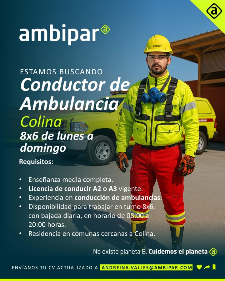 Conductor de Ambulancia - imagen 1