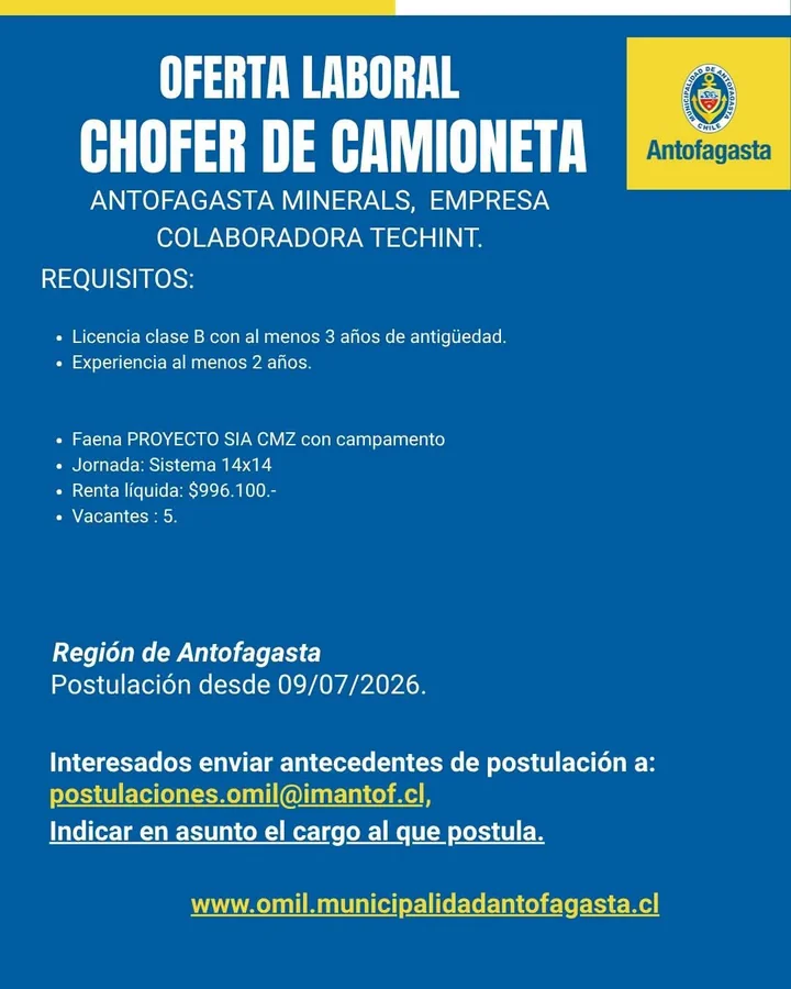 Chofer de camioneta - imagen 1