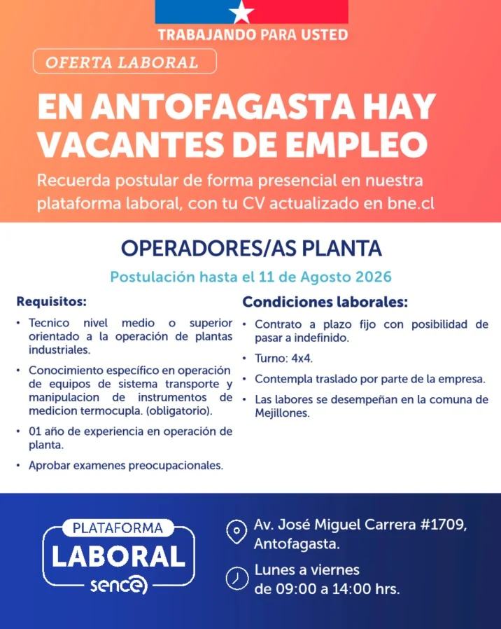 Operadores/as de Planta - imagen 1