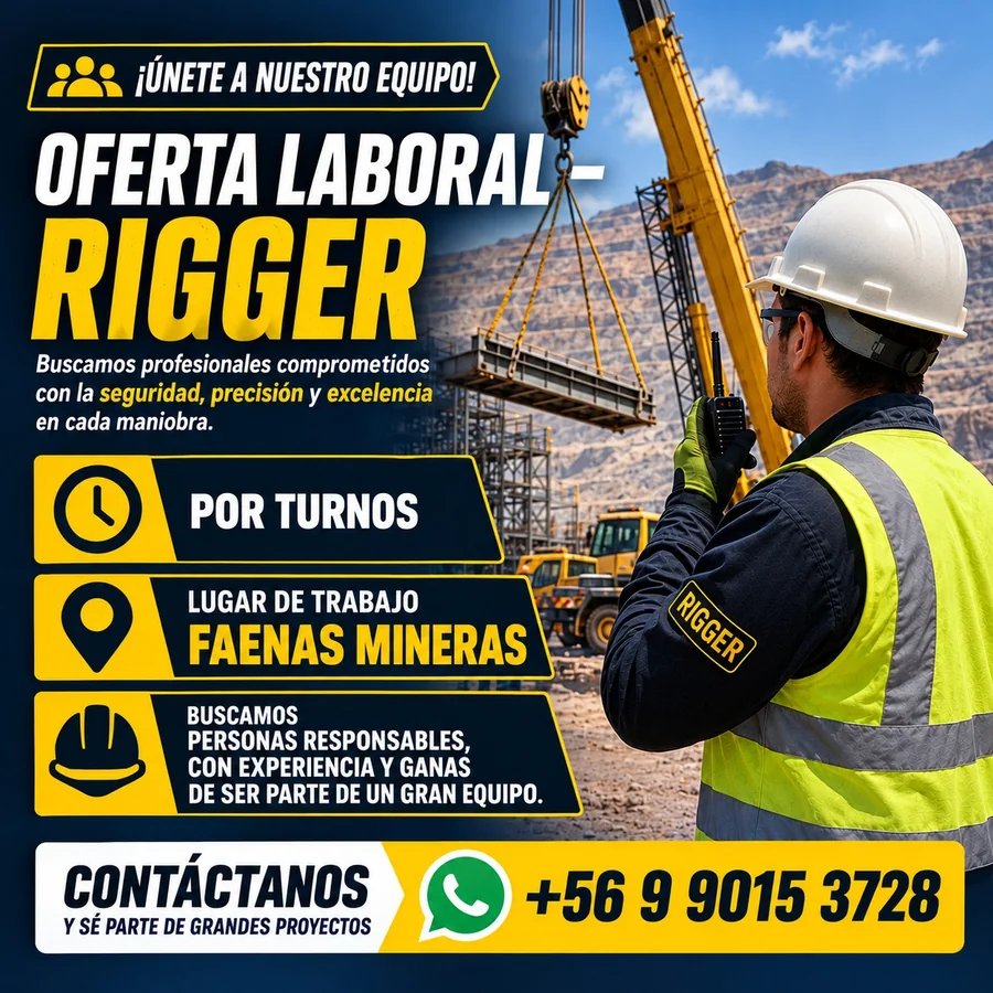 Rigger para Faenas Mineras - imagen 1