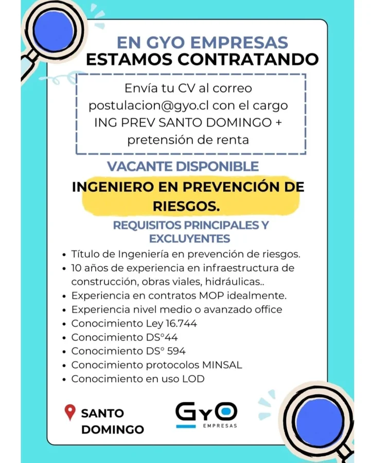 Ingeniero en Prevención de Riesgos - imagen 1