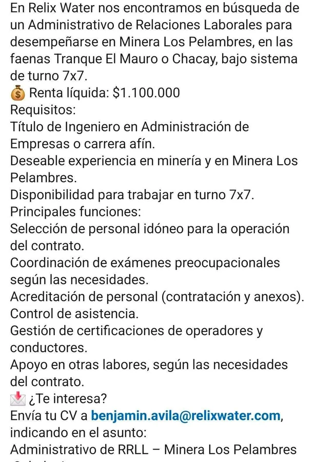 Administrativo de Relaciones Laborales - imagen 1