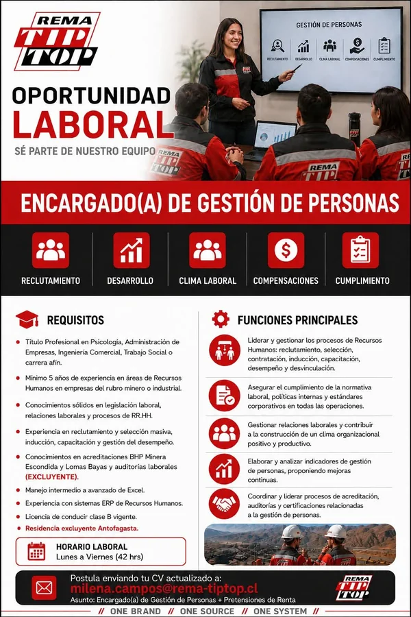 Encargado de Gestión de Personas - imagen 1