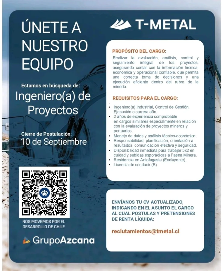 Ingeniero(a) de Proyectos - imagen 1